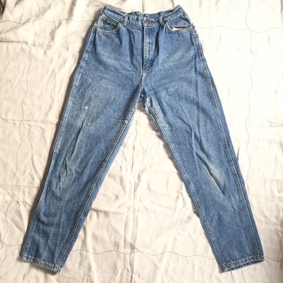 Riders by Lee Denim - Vintage Lee Riders - Tapered Mom Jeans 30”W